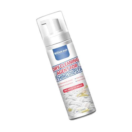 Spray quitamanchas para ropa | Limpiador de telas para limpieza en seco, borrador de sin lavado, fórmula suave sin químicos, tratamiento inodoro de acción rápida | para camisas pantalones