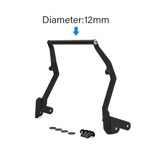 Support navigation moto CRF 1100L 12mm robuste en acier de précision - 4