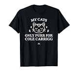 Cat Lovers for Cole Carrigg Prospect Baseball Fan Gear T-Shirt