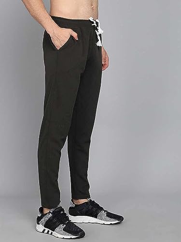 Image of Polyester Men's Joggers Regular Fit Stretchable Track Pant | Stylish Pajamas for Gym, Yoga and Running | Pack of 1 | Stretchable & Light Weight Jogger | Track Pants for Men