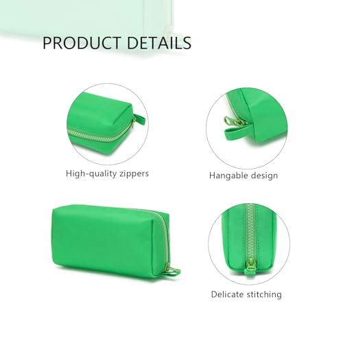 Image of Pencil Case Durable Oxford Pencil Pouch for Pens School Supplies (Grass Green,Oxford)