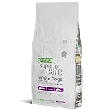 Nature's Protection Superior Care Comida para Perros Blancos Jóvenes - Pienso Hipoalergénico para Perros Sin Cereales con Salmón, Rico en Omega 3 y 6 - Antimanchas Lagrimales, 10 Kg