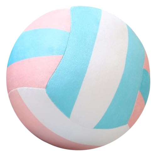 ORFOFE Almohada de Voleibol de Peluche Grande 22 Cm Suave Algodón PP Decoración Deportiva para Dormitorio Infantil Obsequio para Amantes del Voleibol Juguete Peluche