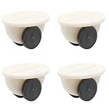 Luomorgo 4 Pcs Self Adhesive Caster Wheels Strong Sticky Universal Mini Swivel Wheels Sticky Pulley for Moving Storage Boxes Cricut Machine Coffee Maker Computer Towers Maker Tray Garbage Can Cabinet