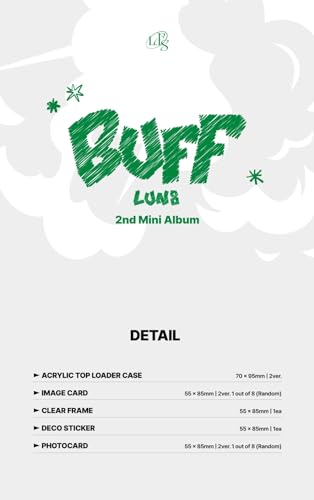 Dreamus LUN8-2nd Mini Album Buff [PLVE] (Visionscope ver.)