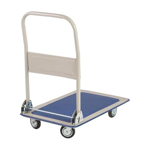 Koreyosh 330LB Platform Truck Rolling Flatbed cart Moving Push Cart Dolly for Warehouse basements Cover