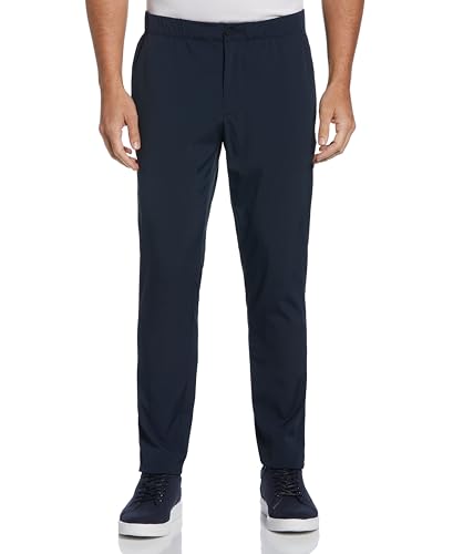 Listado de Perry Ellis Portfolio los más solicitados. 35 Perry Ellis Portfolio - Pantalones con cordón para Hombre, Ajuste Delgado, Parte Delantera Plana, Tela elástica, Pantalones de Vestir Ligeros y Casuales para Hombre, Zafiro...