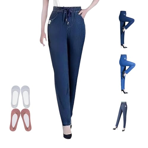 Janemore Jeans, Comfijeans High Waist Ultra-Stretch Mom Jeans，Janemore Pants，2025 Ultra-StretchFitComfy Jeans for Women,