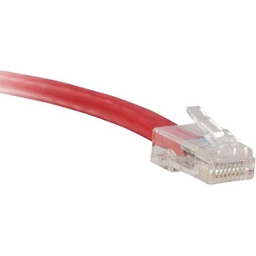 Enet Cat5e Red 1 Foot Non-booted (no Boot) (utp) Network Patch Cable Rj45 to Rj45-1f