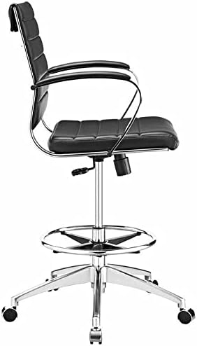 Office Chair Drafting Stool in Black Desk Chair Gaming Chair