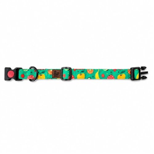 Image of Lana Paws Fruity Floof Fabric Dog Collar, Lightweight & Durable Belt for Small Dogs
