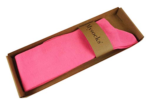 Mysocks Kniehoge gemerceriseerde eenvoudige sokken - Afbeelding 3