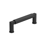 Amerock Ballard 3-3/4 inch (96 mm) Center-to-Center Matte Black Cabinet Pull, BP37643MB