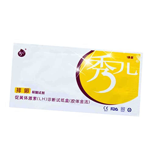 Healeved 10pezzi Strisce Reattive per Test di Ovulazione Kit di Ovulazione per Donne Strumenti per Monouso Leggero e Facile da Trasportare e Conservare