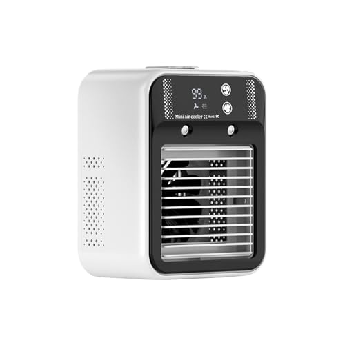 Aire acondicionado portátil | Ventilador de Escritorio Personal Silencioso | Ventilador AC Portátil con Dos Velocidades,Para Hogar, Dormitorio, Oficina, Garaje, Escritorio, Cocina, Habitación Estudian