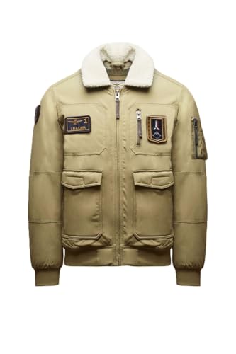 Veste Pilot Aeronautica Militare AB3024 le blouson beige pour la mi-saison
