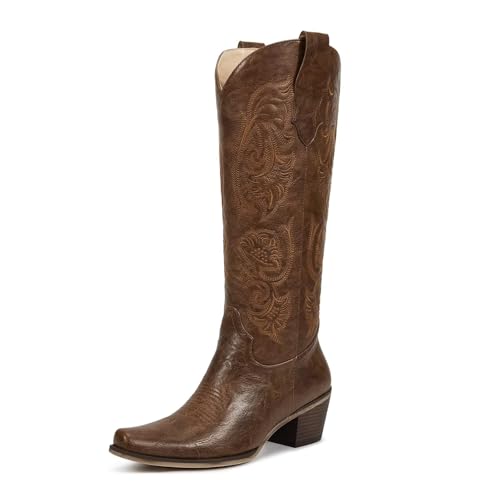 Image of wetkiss Women's Knee High Cowboy Boots