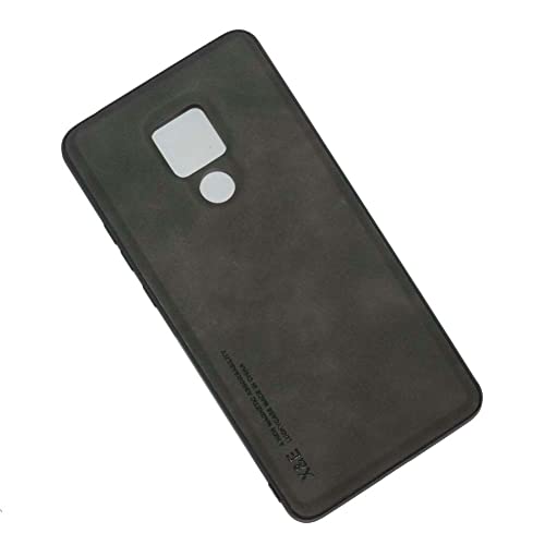 Kepuch Silklike Case for Huawei Mate 20 X - Cover Bumper Built-in Metal Plate for Huawei Mate 20 X - Black