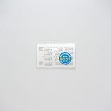 【4月始まり】 2025年 貼ってはがせるカレンダー 【SS】名刺サイズ シール 1年間 1枚もの きれいにはがせる パソコン回り (日曜始まり)