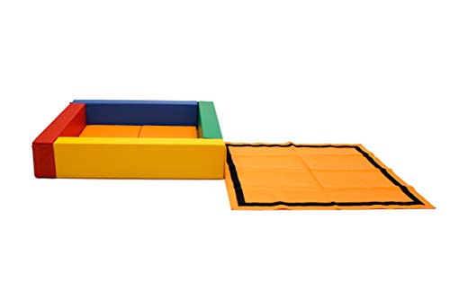 IGLU Soft Play Ball Pool Heaven for Toddlers 1-3 Foam Pit for Baby and Toddler Ball Pit Activities Indoor and Outdoor Large Softzone Kids' Ball pits in White Color