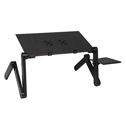 Mouchao Super Lightweight Aluminum Alloy Foldable Laptop Desk Computer Table for Bed