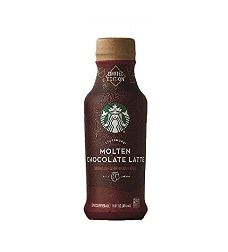 Starbucks, Iced Latte, Molten Chocolate, 14 fl oz. bottles (8 Pack)