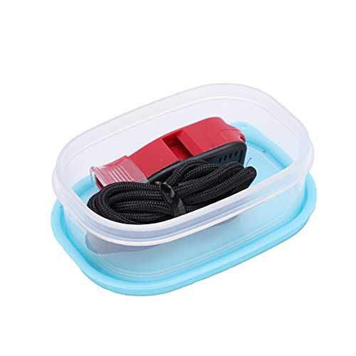 Silbato deportivo ajustable ligero de resina ABS con cordón miniatura 4