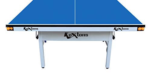 Image of Amazon Brand Koxtons - Premium Table Tennis Table- 25 mm Champion Plus , Blue, Best tt table for Home and Kids