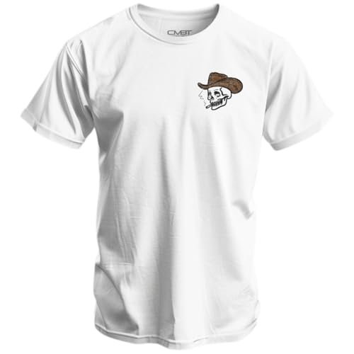 Combat Iron Men's Graphic T-Shirt | Wild Ride Dirty Cowboy | Cotton-Poly Blend | Athletic Fit, Tagless Comfort2