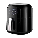 Air Fryer, Microwave Ovens,Digital Air Fryer, Hot Air Fryer, with Nano ceramic coating, 360deg; high speed hot air circulation technology Timer and Adjustable Temperature 6L Capacity