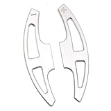 Volant de course Extension De Palettes De Changement De Vitesse Au Volant Pour E90 E91 E92 E93 M3 E9X M3 E70 X5M E71 X6M(Argent)