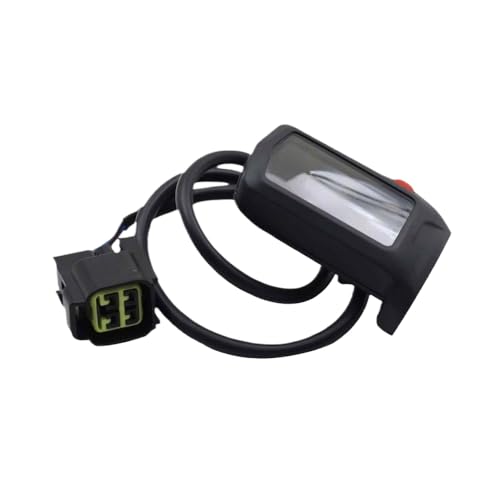 ユニバーサルフィット電動モトクロスパワーホーンスイッチスポーツ EP 走行距離表示計器スピードメーター走行距離計ライト SX アフターマーケット交換と互換性(Meter)