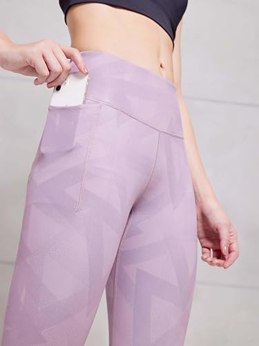 Image of TECHNOSPORT Womens Skinny Fit Activewear Tights for Running, Gym, Sports and Regular Use, Antimicrobial and Printed