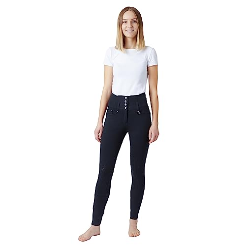 Horze 36091-VDB-38 Women'S Tara Full Seat Silicone Grip Breeches thumb #4