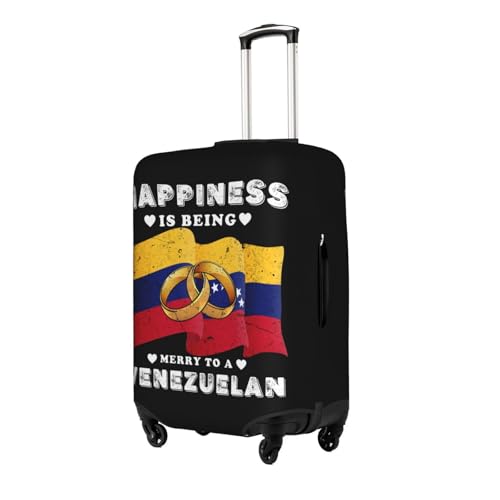 Travel Luggage Cover Wedding Venezuela Venezuelan Flag Fashion Washable Baggage Suitcase Protector Fit For Luggage Large2