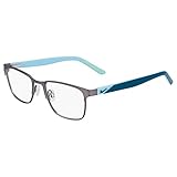 ottica swarovski 6-24x50 prezzo Size: 48 Millimetres Nike Occhiali ottici, Satin Gunmetal/Dark Teal, 48/17/135 BAMBINO, Satin Gunmetal/Teal scuro