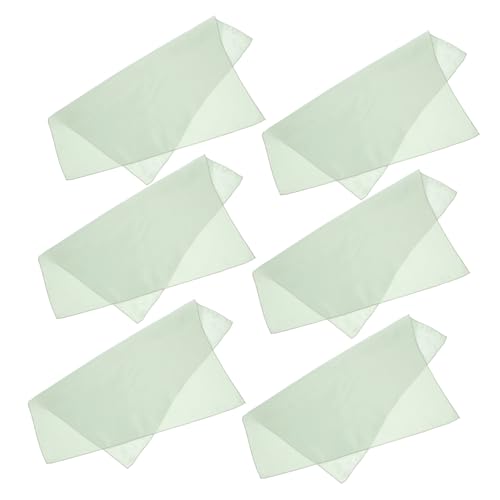 Servilletas de Tela Satín Verde Claro 6 unidades miniatura 1