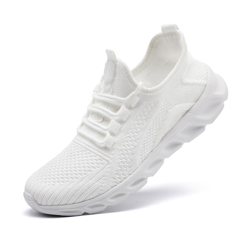 Women's Tennis Workout Slip On Running Gym Sports Walking Sneakers Casual Athletic Lightweight Breathable Comfortable Outdoor Shoes