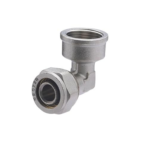 Raccord Multicouche à Compression (à Visser) Coude Ø20 - Femelle 20x27 NOYON & THIEBAULT