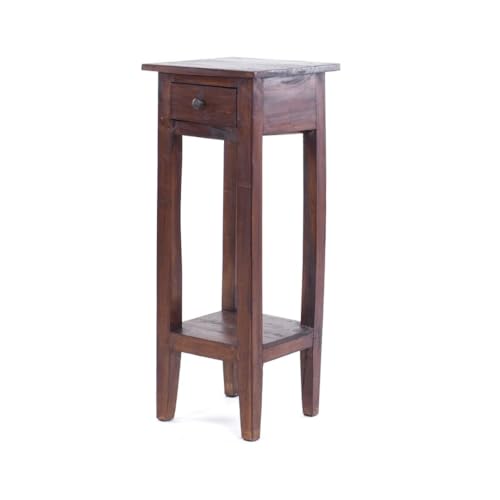 Vintage Design TELEFONTISCH Napoleon 75 | 75x30x30cm (HxLxB), Mahagoniholz...