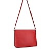 Lloyd Baker London – LAYSA Messenger Bag: Women's Modern Design in 100% Genuine Full Grain Leather- SAMBA (Red) #5