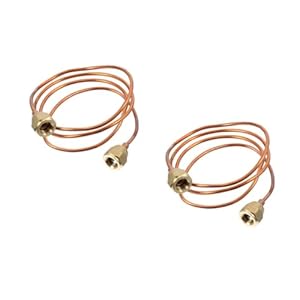 NUOBESTY 2 Stück Kupfer Kühlschläuche