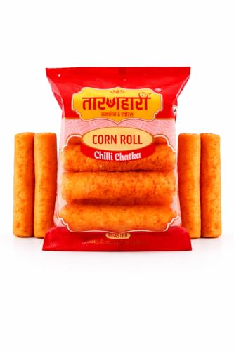 Image of Corn Roll Thai Chilli (4 Pack of 90g) Spicy Pola Snacks Free Cheese ball Packet inside | Corn Puff Corn Balls | Spicy Pola Snack for Anytime Snacking Snacks Combo