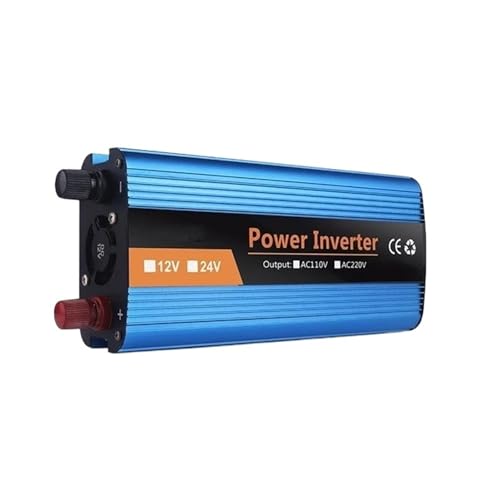 Inversor Corriente Coche Convertidor Banco Energía Solar para Coche 12V 220V 500W 1200W 2000W 2600W CC 12 Voltios 24V 36V 48V 60V CA(2000W,60V)