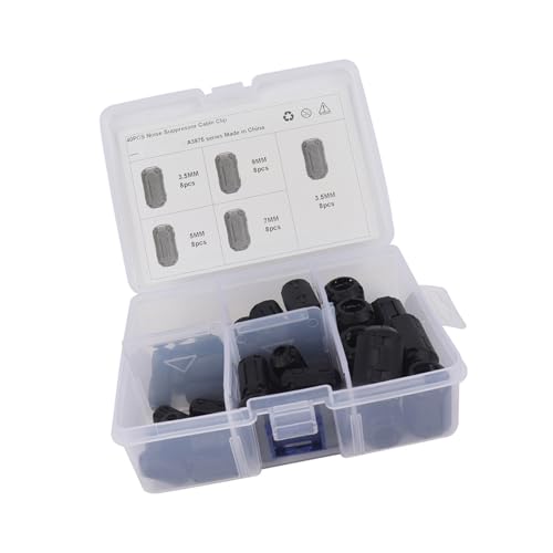 Noyau de ferrite amovible NUOBESTY pour stopper définitivement les bourdonnements audio