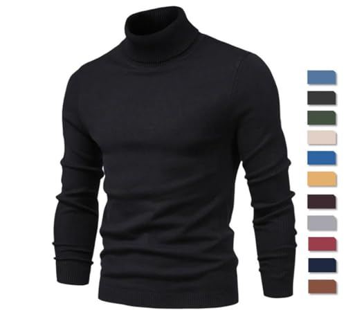 Men's Loose Fit Knit Sweater Crew Neck Long Sleeve Pullover Soft Comfortable Warm Stretchable Plus Size Casual Wear2