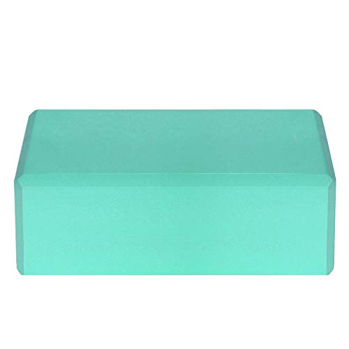 Lixada 1PCS / 2PCS EVA Yoga Blocks,Bloque de Espuma Correa Superficie Antideslizante sin Látex para la Meditación Yoga Pilates (Menta Verde, 1Pcs)