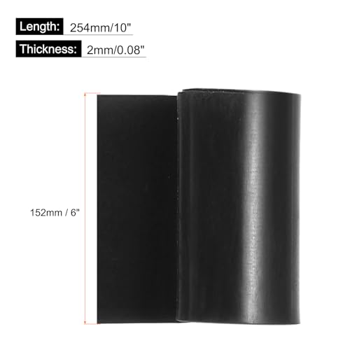 QUARKZMAN Massives Gummiblatt 3/32 Dicke x 6 Breite x 10 Länge Antirutsch Neopren Gummi Dachmaterial Für Dichtungen DIY Material Unterlagen Dichtung Stoßstangen