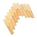 ERINGOGO 10pcs Clarinet Reed Tools Replacing Reed Hand-made Reeds Saxophone Reeds Reed for Clarinet Instrument Accessories Clarinet Playing Tool Thinner Reed Tip Natural Reed Appendix Boxed