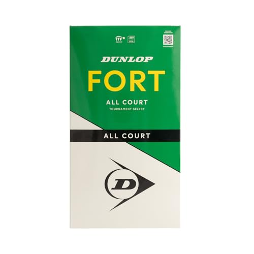 DUNLOP Pelota de Tenis Fort All Court TS: para Arena, Pista Dura y césped (2 x 4 Pelotas)